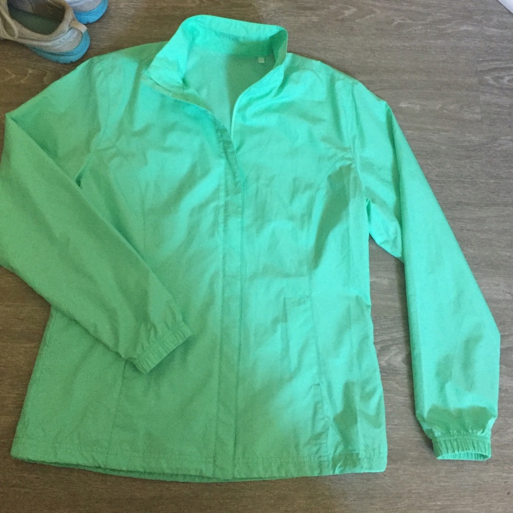 Callaway - Full-Zip Mint Green Windbreaker Athletic Jacket